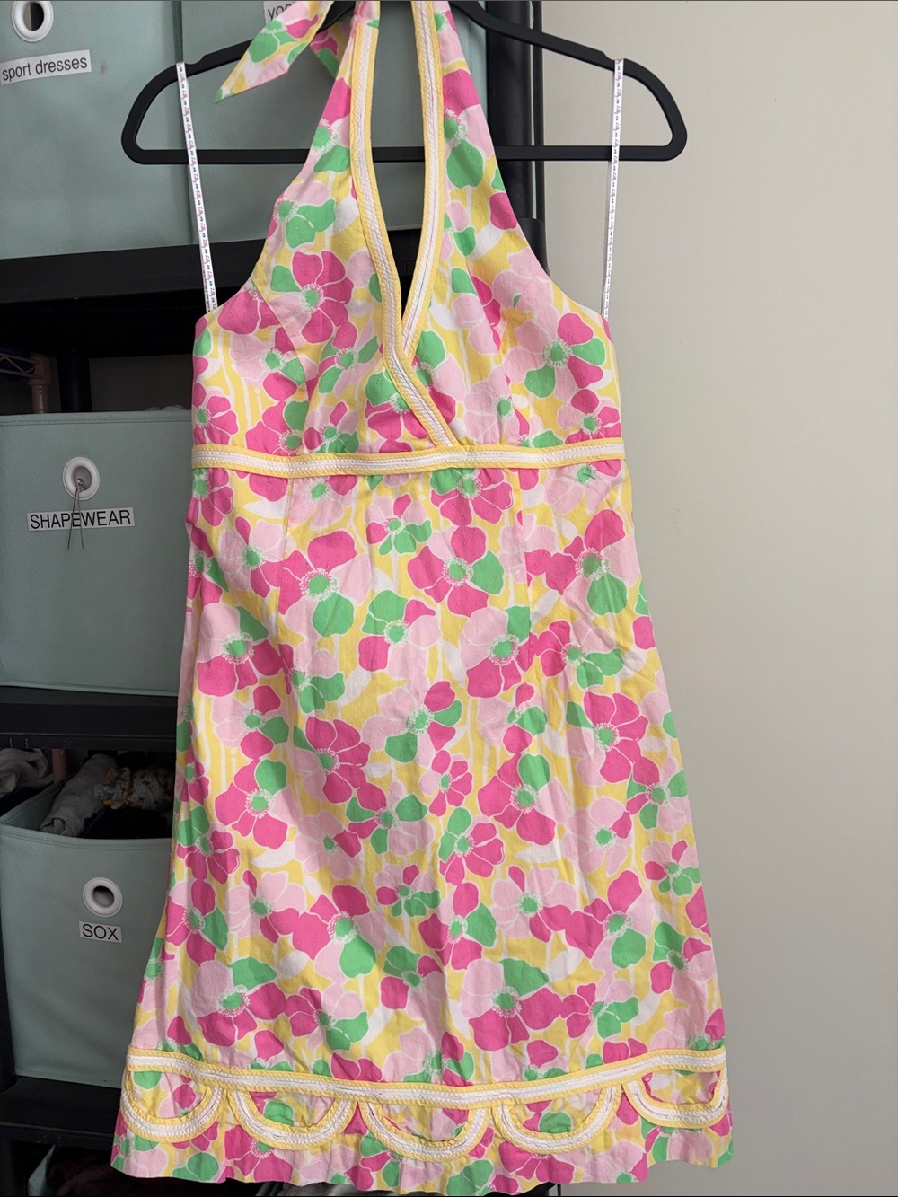 Lilly Pulitzer Pink Label halter dress